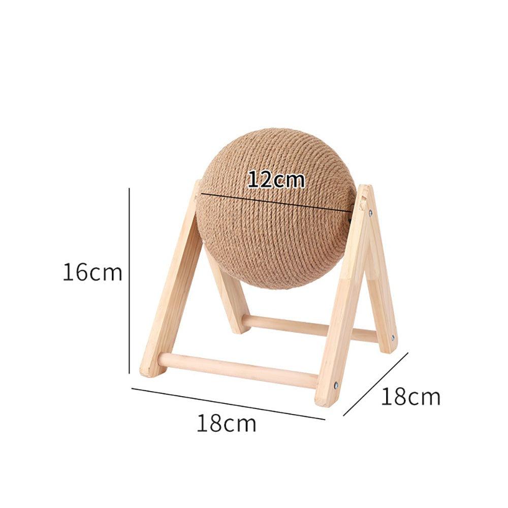 Boule à Gratter pour Chat, jouet de chaton, en sisal résistant à l'usure, Accessoire pour Chat-5-Petmonde