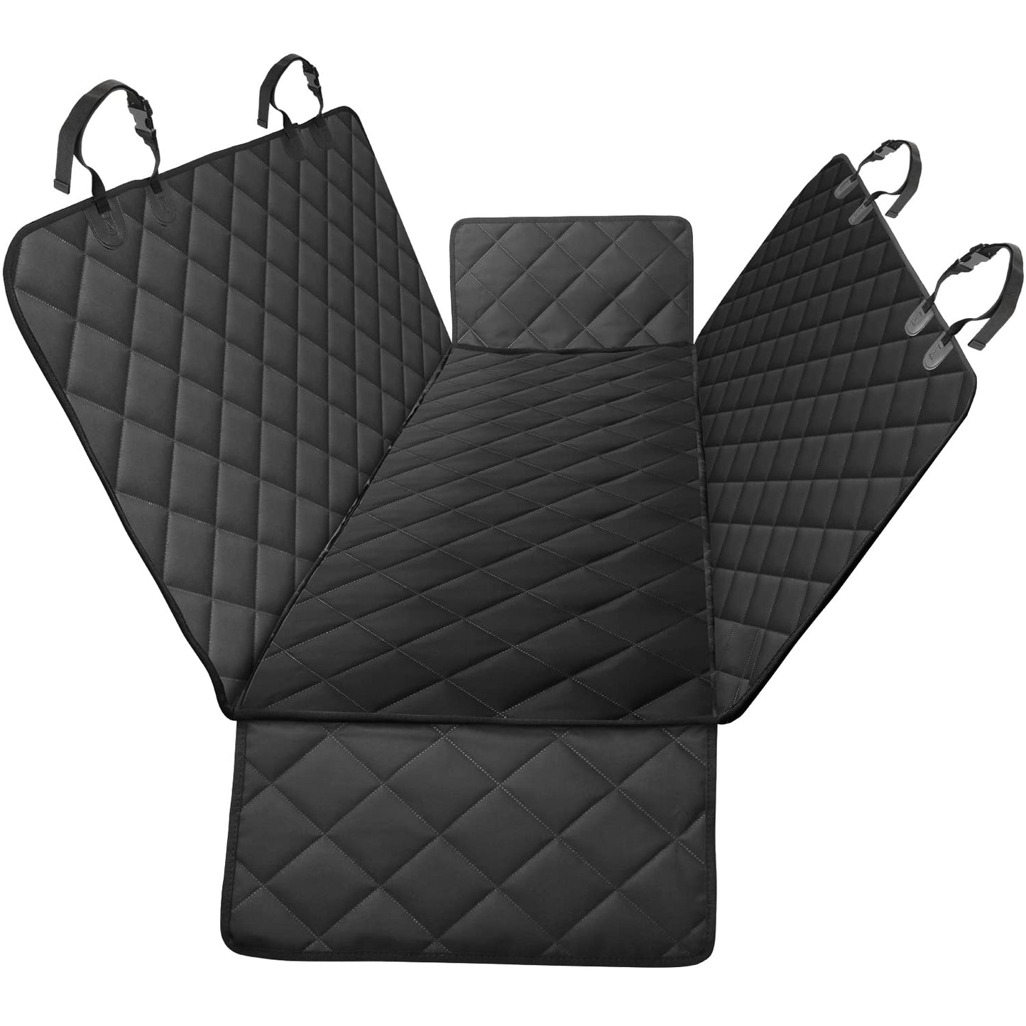 Housse de Siège de voiture pour Chien Housse Banquette Arrière Antidérapant et Imperméable Accessoire Pour Chien-1-Petmonde