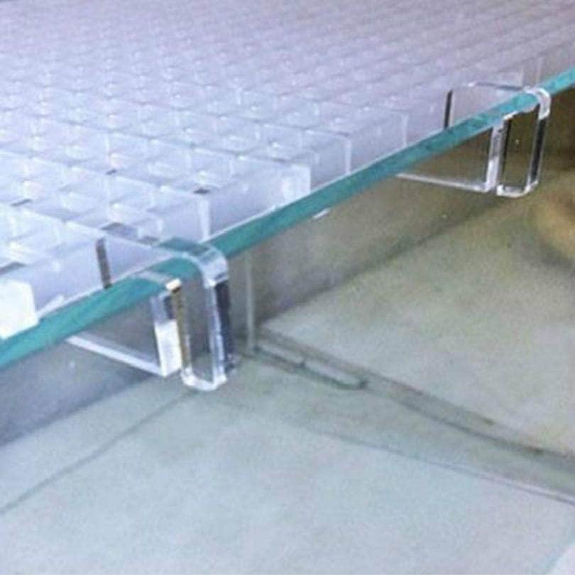 Couvercle perforé grille séparateur pour aquarium adaptable toute taille ou supports accrochables au choix-6-Petmonde