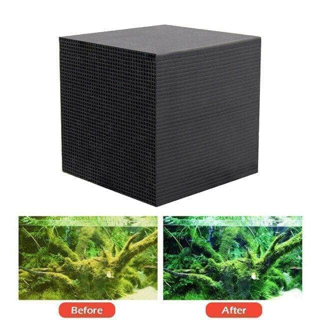 Cube de charbon actif purificateur d'eau filtration biologique-3-Petmonde