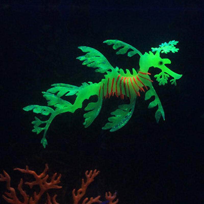 Dragon fluorescent en silicone lumineux suspendu flottant décoration d'aquarium-2-Petmonde