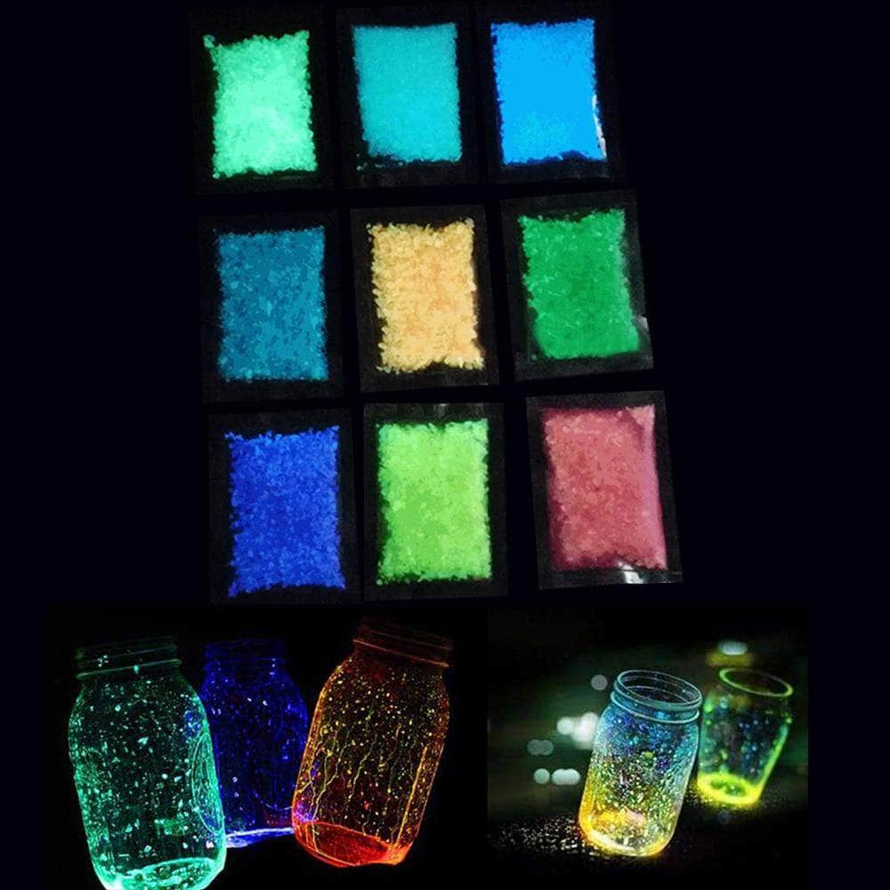 Grains de sable lumineux belles couleurs fluorescentes décoration d'aquarium-1-Petmonde