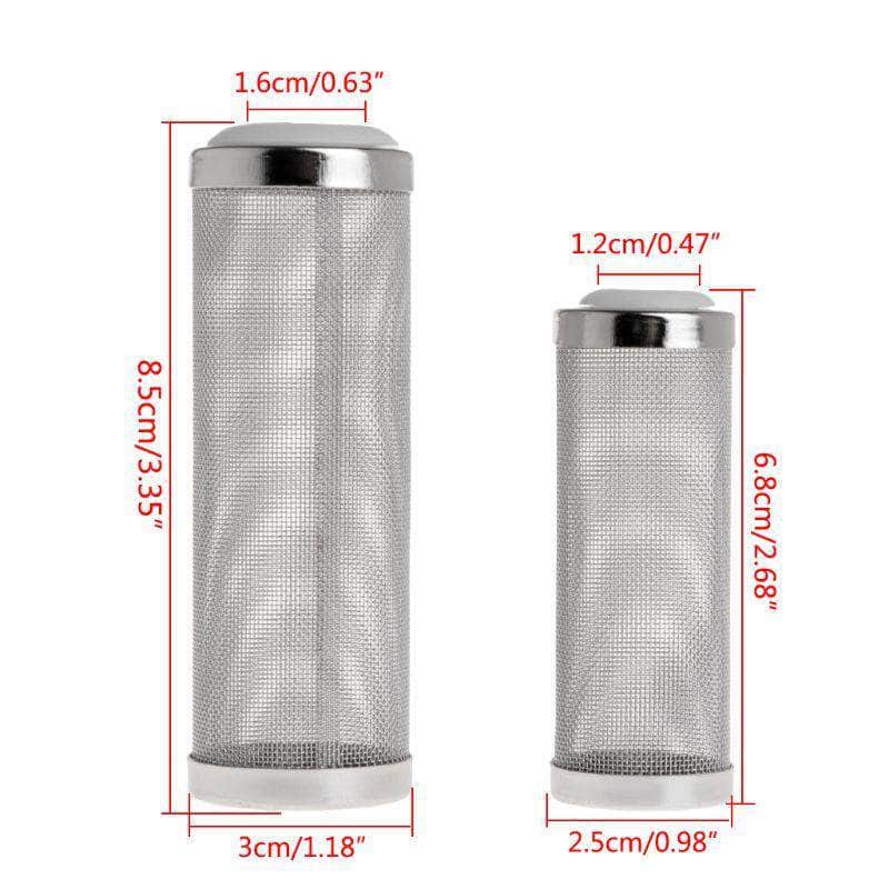Grille de protection poisson en acier inoxydable pour entrée de filtre externe-2-Petmonde