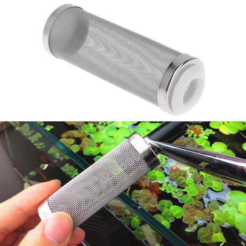 Grille de protection poisson en acier inoxydable pour entrée de filtre externe-4-Petmonde