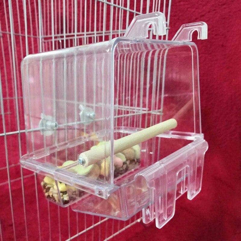 Mangeoire Oiseaux Cage Interieur Exterieur Mangeoire à Oiseaux