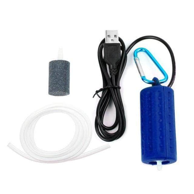 Mini pompe d'oxygène ultra-silencieuse USB pompe à air pour aquarium –  Petmonde