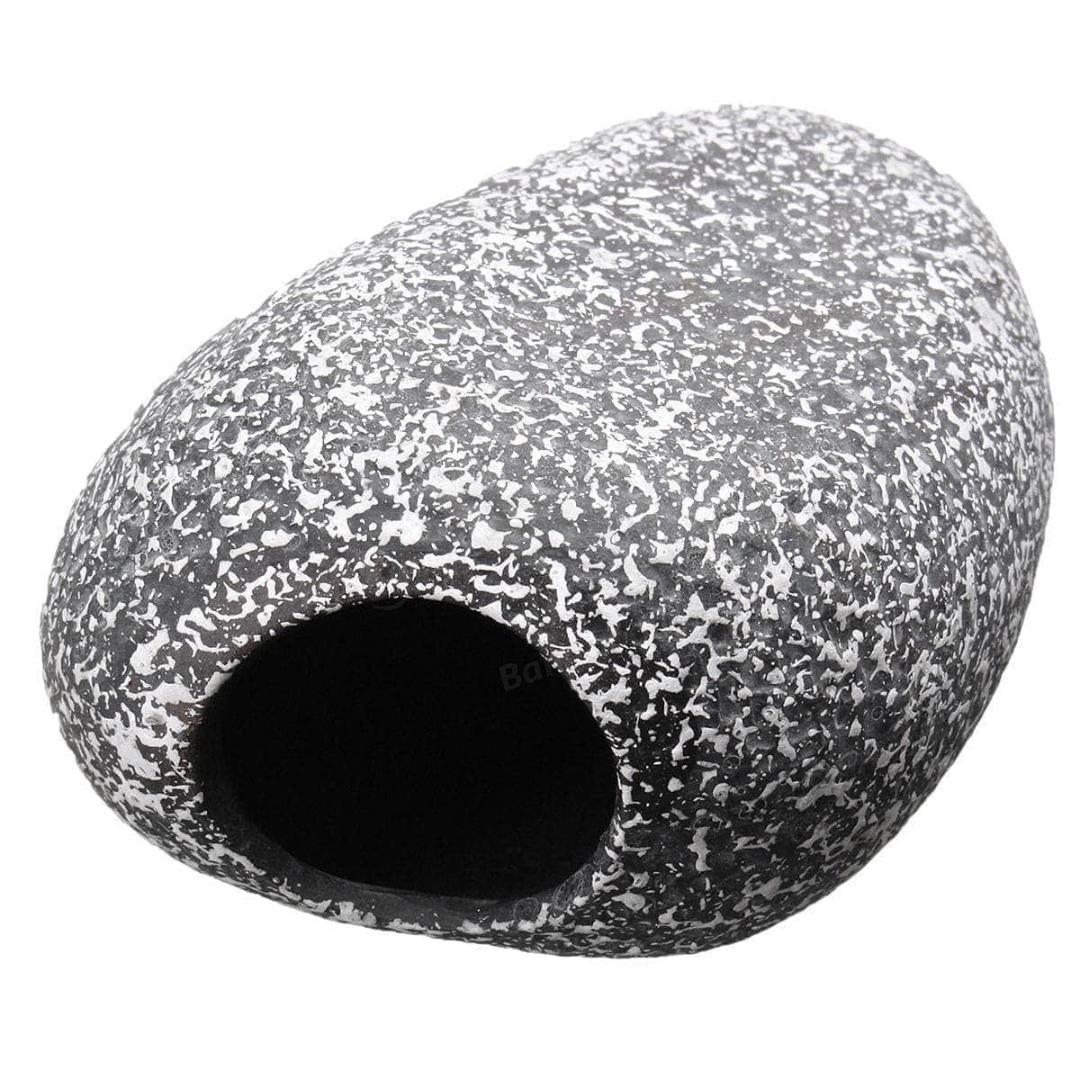 Ornement accessoire aquarium grotte en céramique pour poissons cichlides crevettes-3-Petmonde