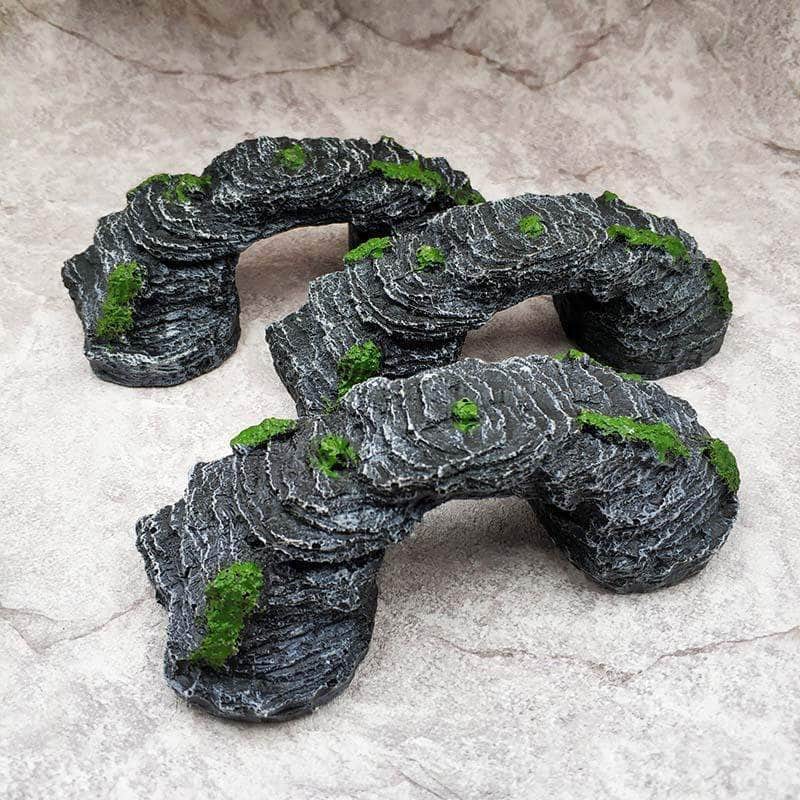 Pont arc en résine artisanale plate-forme d'escalade pour tortue aquatique décoration d'aquarium-1-Petmonde