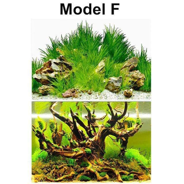 Poster en PVC mur de fond d'aquarium arrière-plan double face décoration d'aquarium-3-Petmonde