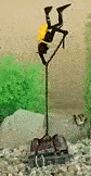 Chasseur de trésor plongeur figurine décoration d'aquarium avec bulleur de pompe à air-5-Petmonde