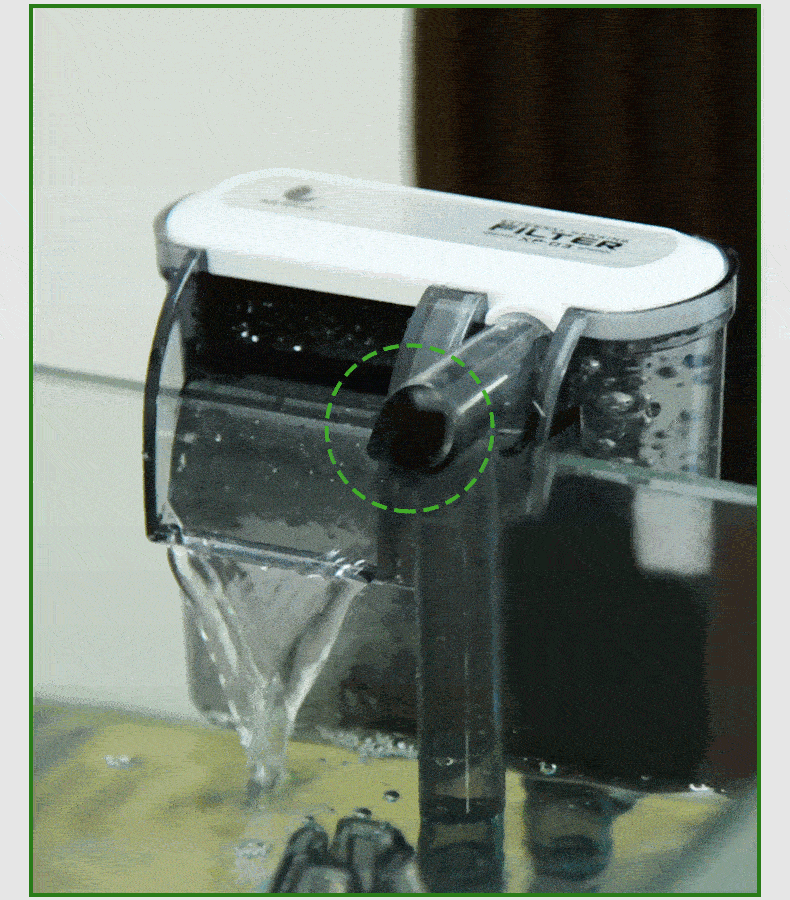 Système de filtration à cascade avec pompe filtre externe silencieux à éponge en charbon actif pour aquarium-2-Petmonde