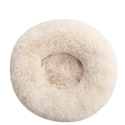 Lit Rond Ultra Doux et Lavable pour Chien et Chat - Lit Donut Confortable-4-Petmonde