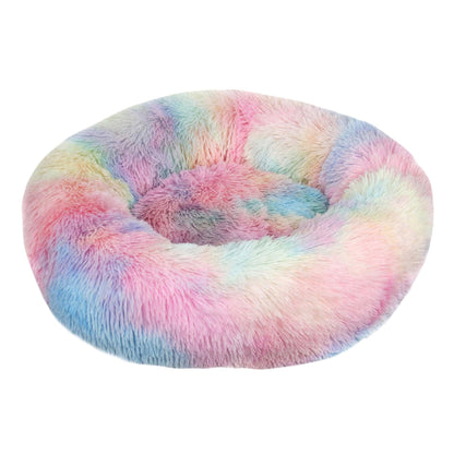Lit Rond Ultra Doux et Lavable pour Chien et Chat - Lit Donut Confortable-3-Petmonde