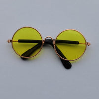 Petmonde-Lunettes de soleil rondes pour chats, lunettes réfléchissantes pour petits chiens, Accessoires parfaits pour photos-F-M-Petmonde