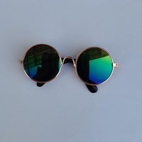 Petmonde-Lunettes de soleil rondes pour chats, lunettes réfléchissantes pour petits chiens, Accessoires parfaits pour photos-Q-M-Petmonde