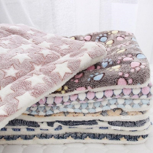 Tapis de Couchage Douillet pour Chiens et Chats - Couverture Polaire et Matelas Confortables pour Tous Types de Chiens-1-Petmonde