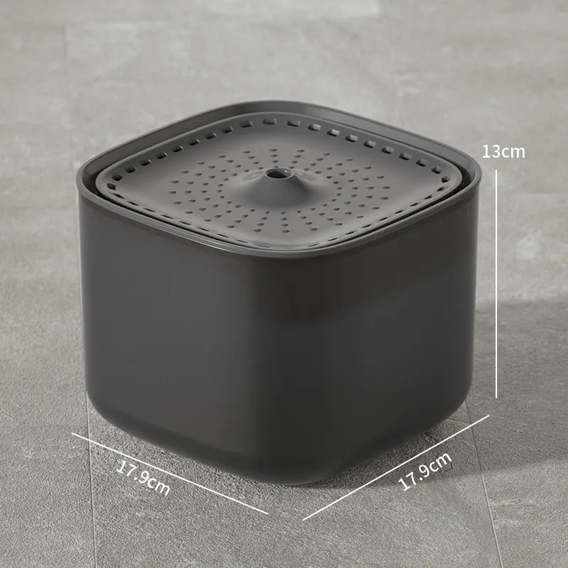 Fontaine à Eau Électrique pour Chat - 3 Litres, Filtre Intégré, Fonction de Recirculation Automatique et Distributeur Silencieux-8-Petmonde