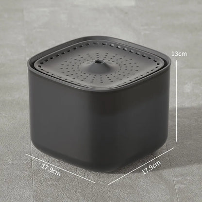 Fontaine à Eau Électrique pour Chat - 3 Litres, Filtre Intégré, Fonction de Recirculation Automatique et Distributeur Silencieux-8-Petmonde