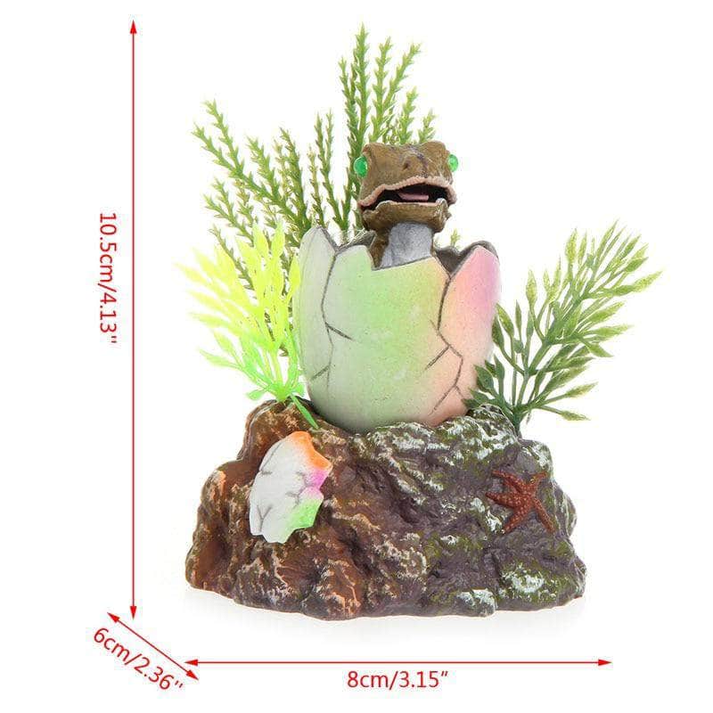 Bébé dinosaure décoration mouvante à bulles utilisable avec bulleur pompe à air-1-Petmonde