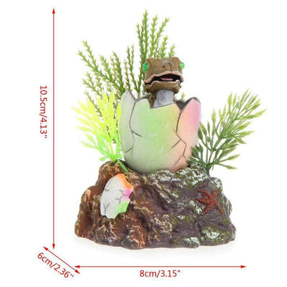 Bébé dinosaure décoration mouvante à bulles utilisable avec bulleur pompe à air-1-Petmonde