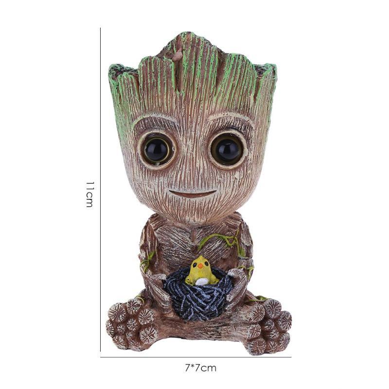 Figurine petit arbuste mignon en résine avec pierre à bulle pour pompe à air décoration d'aquarium-7-Petmonde