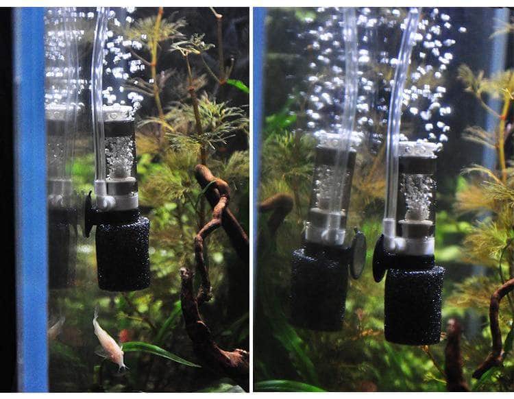 Filtre à exhausteur 2 en 1 filtration et aération pour nano aquarium-5-Petmonde