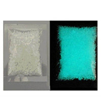 Petmonde-Grains de sable lumineux belles couleurs fluorescentes décoration d'aquarium-Substrat-Bleu vert-Petmonde