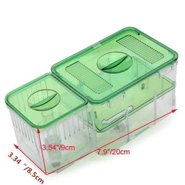 Incubateur boîte de pisciculture à circulation automatique et à double compartiments pour élevage de poissons-2-Petmonde