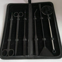 Petmonde-Kit de 6/10 outils aquascaping d'aquarium en acier inoxydable pince ciseaux spatule pour plantation et entretien d'aquarium-entretien-T5-Petmonde