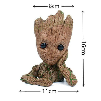 Ornement figurine homme arbre en résine guradians of the galaxy décoration mignonne pour aquarium-2-Petmonde
