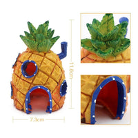 Petmonde-Ornement maison Bob l'éponge maison ananas décoration pour aquarium-Decoration-13 x 7.5 x 7.5 cm-Petmonde