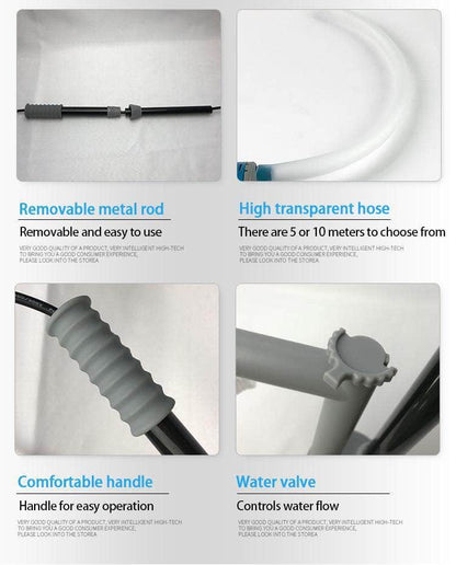 Pompe Électrique de Nettoyage pour Aquarium – Aspirateur & Filtre à Eau pour Changement d'Eau-10-Petmonde