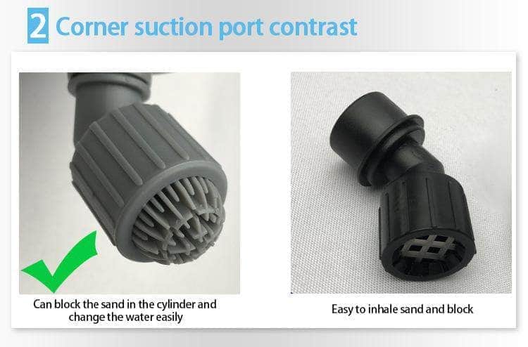 Pompe Électrique de Nettoyage pour Aquarium – Aspirateur & Filtre à Eau pour Changement d'Eau-23-Petmonde