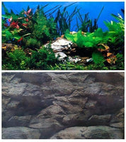 Petmonde-Photo de fond poster auto-adhésif monde sous-marin 3D pour aquarium 8 tailles-Decoration-011-30cm x 60cm-Petmonde