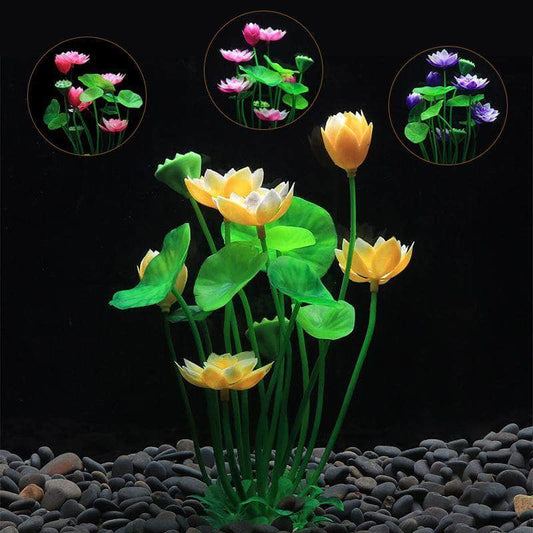 Plante artificielle de décoration aquarium fausse plante-1-Petmonde