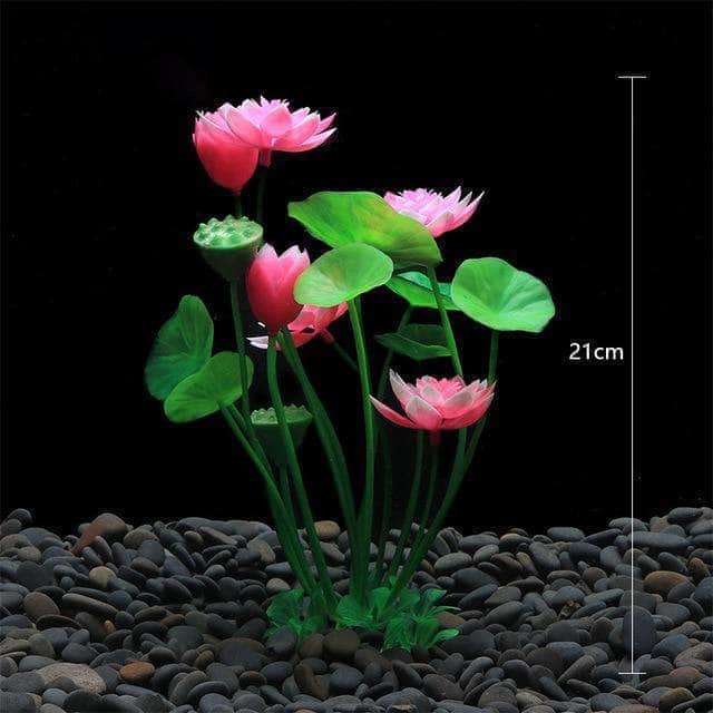 Plante artificielle de décoration aquarium fausse plante-7-Petmonde