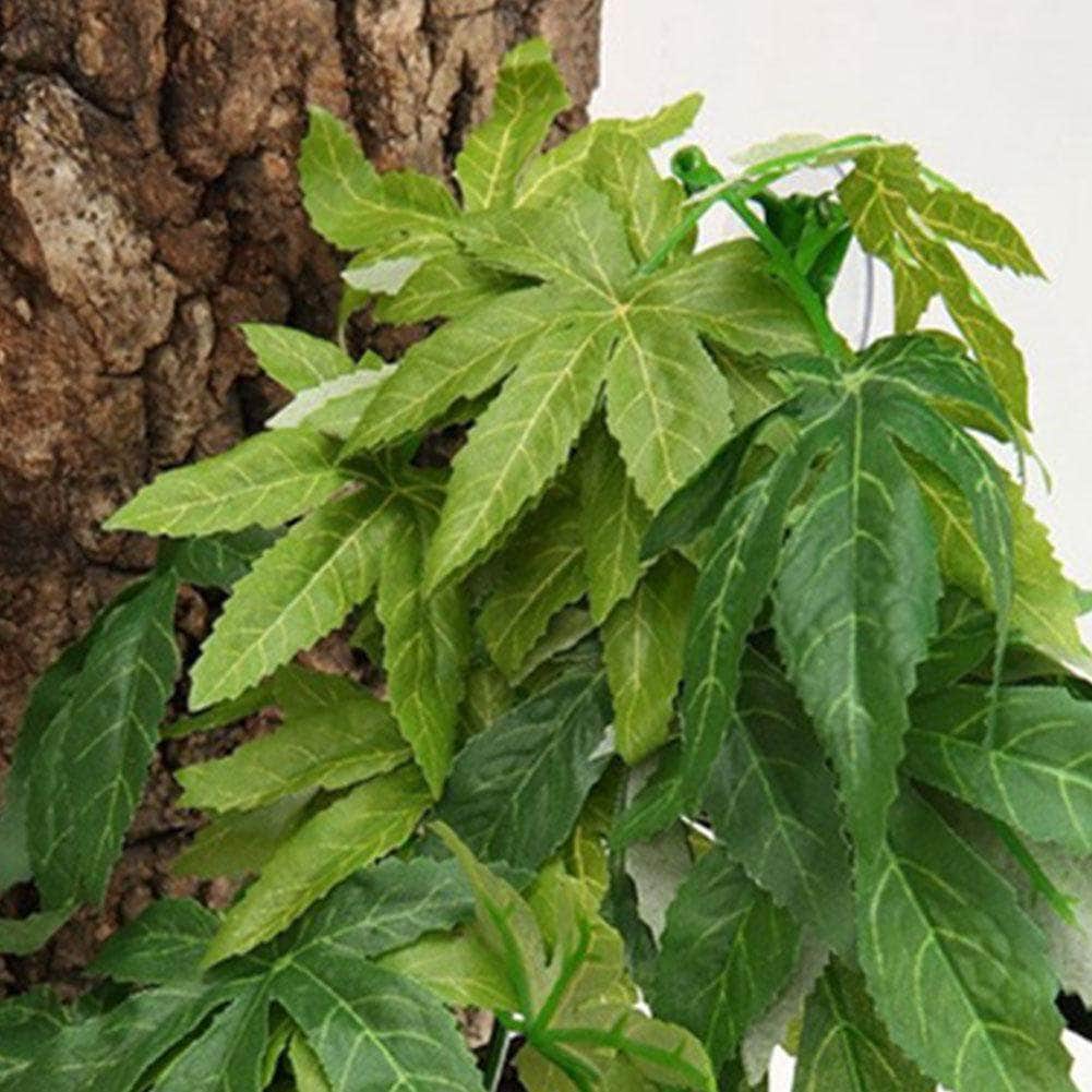 Plante suspendue avec ventouse grande taille décoration pour aquarium terrarium vivarium simulation milieu naturel-13-Petmonde