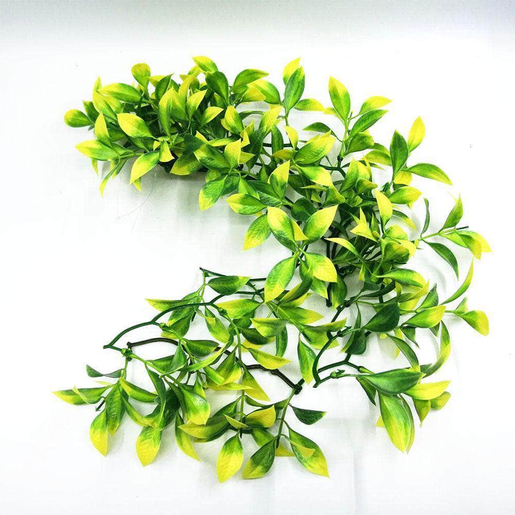 Plante suspendue avec ventouse grande taille décoration pour aquarium terrarium vivarium simulation milieu naturel-7-Petmonde