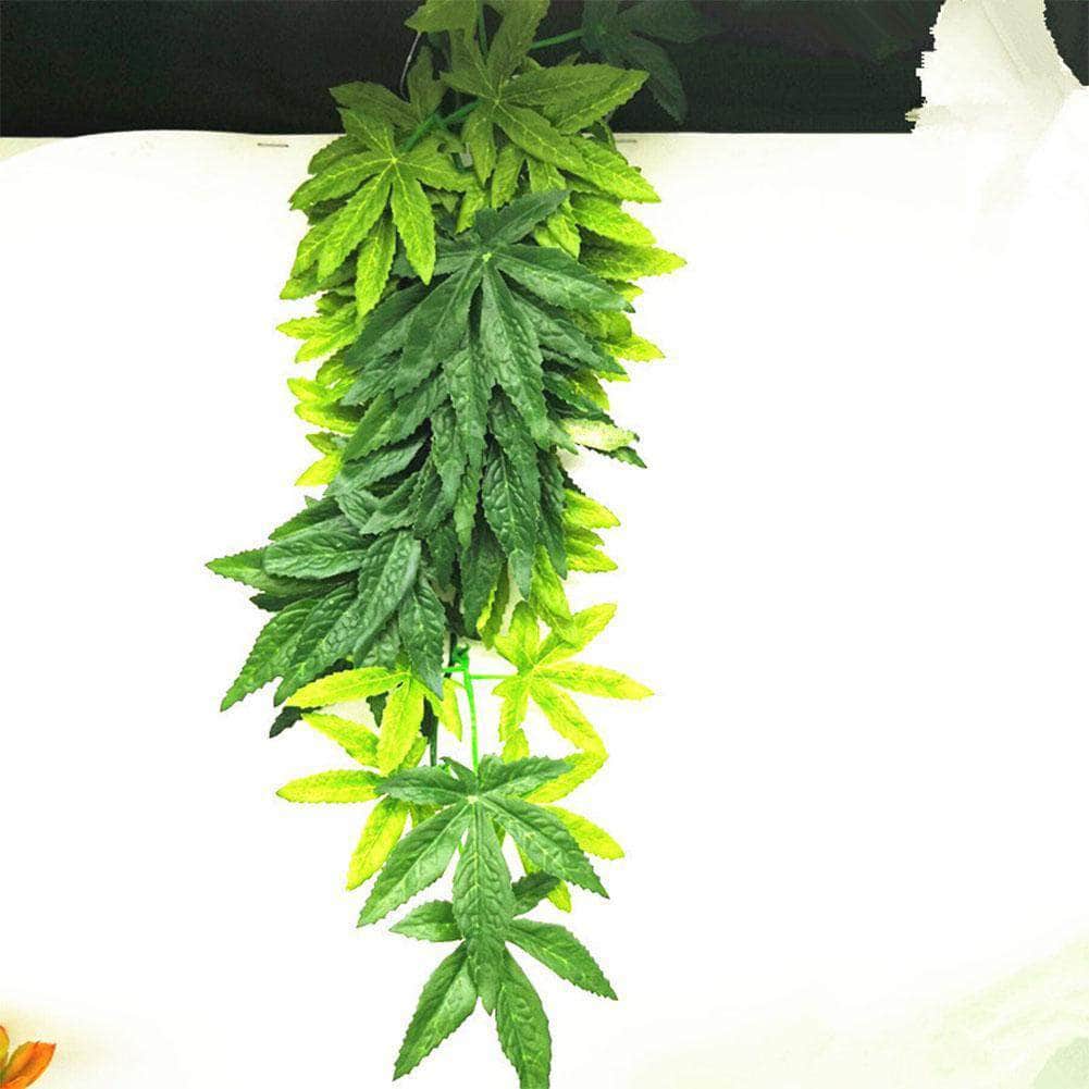Plante suspendue avec ventouse grande taille décoration pour aquarium terrarium vivarium simulation milieu naturel-9-Petmonde