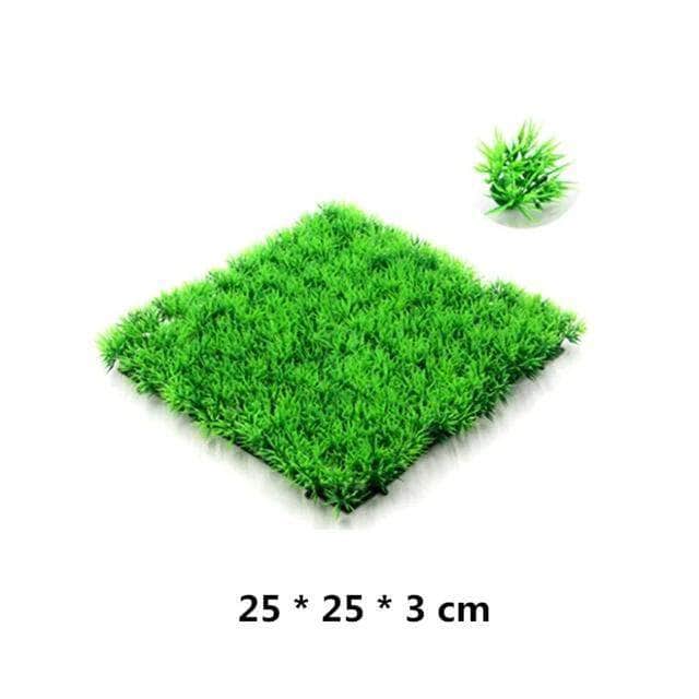 Plantes de fond artificielles ornement en plastique décoration pour aquarium-3-Petmonde