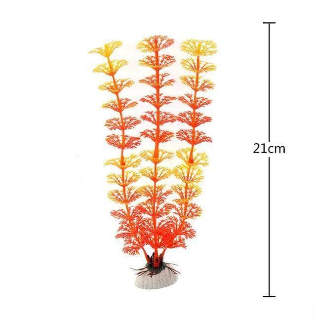 Plantes sous-marines artificielles décoration pour aquarium plusieurs tailles/couleurs-5-Petmonde