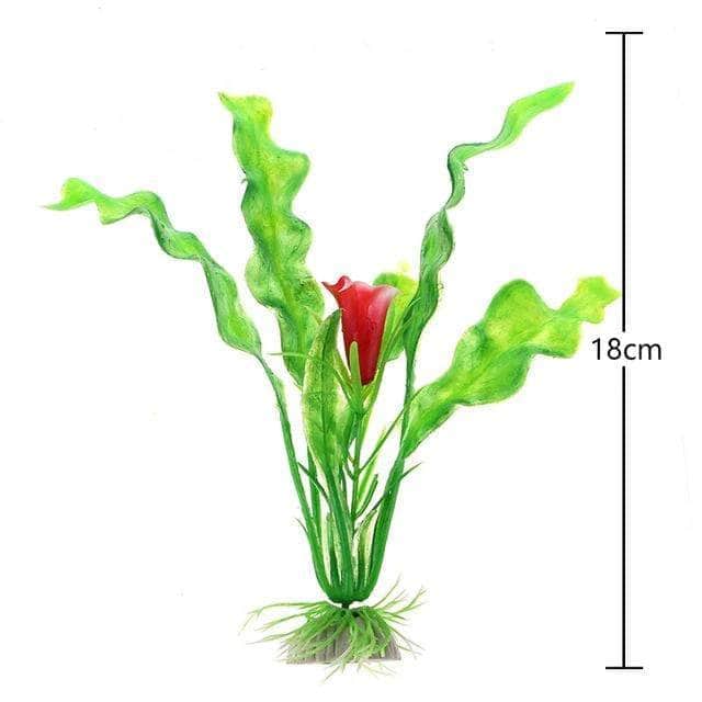 Plantes sous-marines artificielles décoration pour aquarium plusieurs tailles/couleurs-6-Petmonde