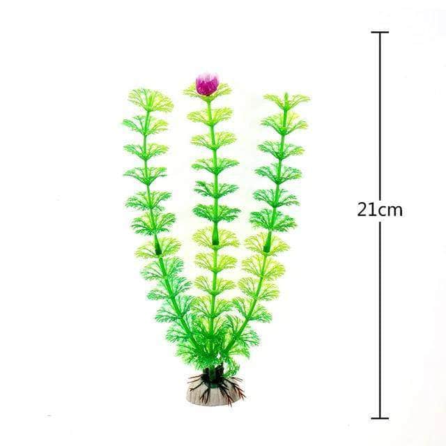 Plantes sous-marines artificielles décoration pour aquarium plusieurs tailles/couleurs-8-Petmonde