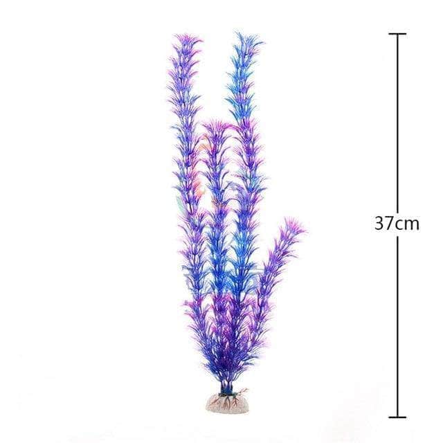 Plantes sous-marines artificielles décoration pour aquarium plusieurs tailles/couleurs-12-Petmonde
