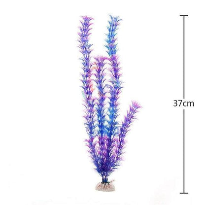 Plantes sous-marines artificielles décoration pour aquarium plusieurs tailles/couleurs-12-Petmonde