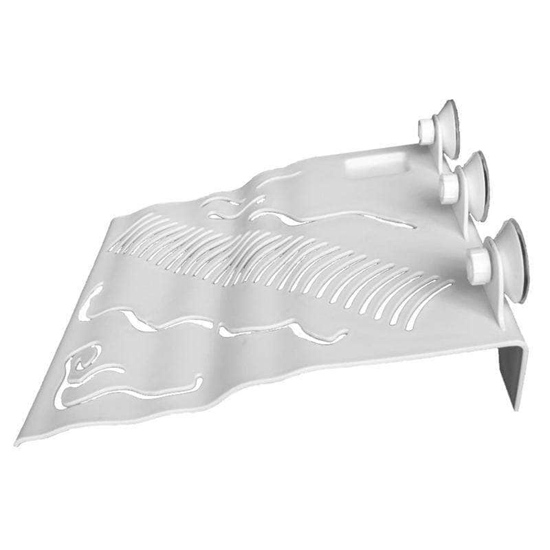 Plate-forme suspendu terrasse de grande taille avec mangeoire pour tortue d'eau-1-Petmonde