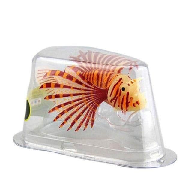 Poisson-lion flottant fluorescent en silicone rascasse volante décoration aquarium-4-Petmonde