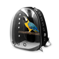 Petmonde-Sac à dos de voyage en tissu pour oiseaux avec rideaux imperméable anti-soleil cage oiseau transportable-oiseau--Petmonde