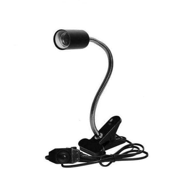 Support flexible de lampe UVA UVB porte-ampoule clipsable pour ampoule chauffante tortue reptile avec régulateur-1-Petmonde
