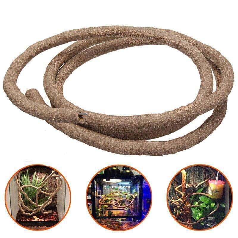 Vigne flexible escalade reptile iguane serpent décoration d'habitat terrarium-3-Petmonde